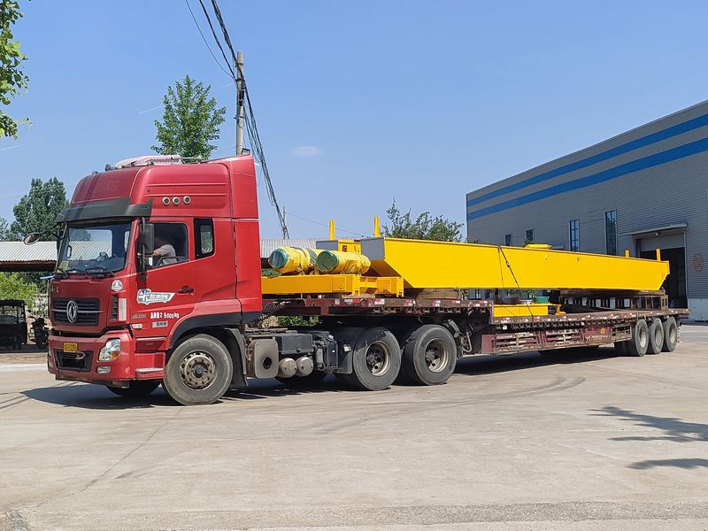 電動葫蘆橋式起重機  LH16/5t-16.4m 制作完成，發往湖南交付客戶使用。